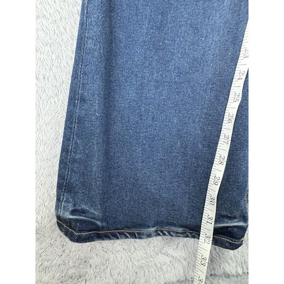Old Navy Jeans Size 16 Womens Higher High Rise Flare 36x32 Medium/Dark‎ Wash - Picture 5 of 9